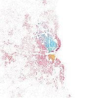 World & Travel: Race and ethnicity of US cities by Eric Fischer