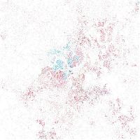 Trek.Today search results: Race and ethnicity of US cities by Eric Fischer