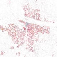 Trek.Today search results: Race and ethnicity of US cities by Eric Fischer