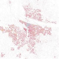 Trek.Today search results: Race and ethnicity of US cities by Eric Fischer