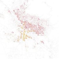 World & Travel: Race and ethnicity of US cities by Eric Fischer