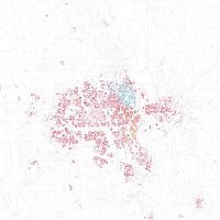 Trek.Today search results: Race and ethnicity of US cities by Eric Fischer