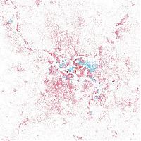 World & Travel: Race and ethnicity of US cities by Eric Fischer