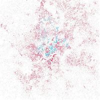 Trek.Today search results: Race and ethnicity of US cities by Eric Fischer