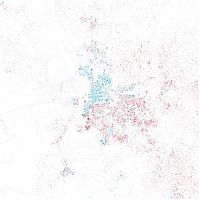 Trek.Today search results: Race and ethnicity of US cities by Eric Fischer