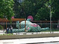 World & Travel: Fat Monkey statue, Sao Paulo, Brazil