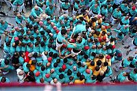 World & Travel: Castell, human tower, Catalonia, Spain