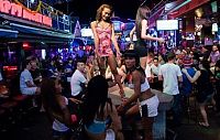World & Travel: Red light district in Patong, Thailand
