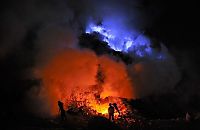 World & Travel: Kawah Ijen at night by Olivier Grunewald