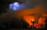 Trek.Today search results: Kawah Ijen at night by Olivier Grunewald