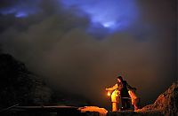 World & Travel: Kawah Ijen at night by Olivier Grunewald