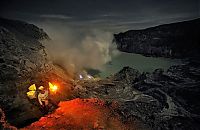 Trek.Today search results: Kawah Ijen at night by Olivier Grunewald