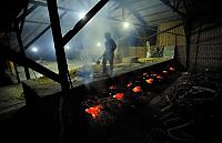 Trek.Today search results: Kawah Ijen at night by Olivier Grunewald