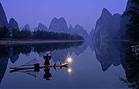 World & Travel: Lake landscape, China