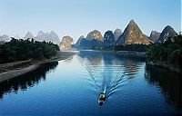 World & Travel: Lake landscape, China