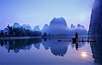 World & Travel: Lake landscape, China