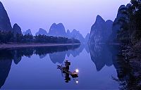 World & Travel: Lake landscape, China