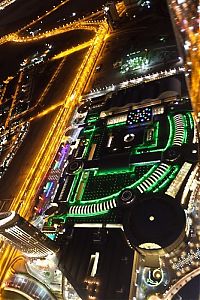 World & Travel: Dubai at night, United Arab Emirates