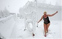 World & Travel: Winter swimming, Krasnoyarsk, Siberia