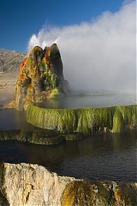 World & Travel: Fly Geyser, Washoe County, Nevada, United States