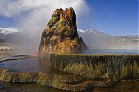 World & Travel: Fly Geyser, Washoe County, Nevada, United States