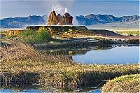 World & Travel: Fly Geyser, Washoe County, Nevada, United States