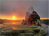 World & Travel: Fly Geyser, Washoe County, Nevada, United States