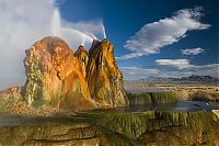 World & Travel: Fly Geyser, Washoe County, Nevada, United States