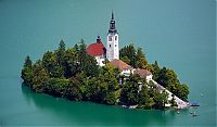 World & Travel: Lake Bled island