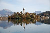 World & Travel: Lake Bled island