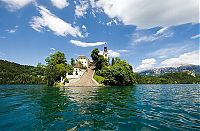 World & Travel: Lake Bled island