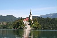 World & Travel: Lake Bled island