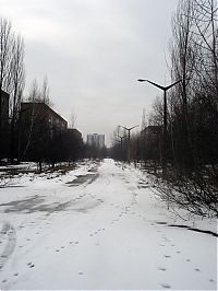 World & Travel: Chernobyl in winter, Pripyat, Kiev Oblast, Ukraine