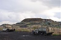 World & Travel: History: Golan Heights military wrecks