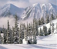 World & Travel: mountains in winter