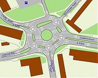 World & Travel: Magic roundabout, Swindon, England, United Kingdom