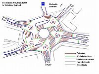 World & Travel: Magic roundabout, Swindon, England, United Kingdom