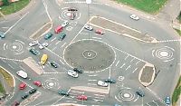 World & Travel: Magic roundabout, Swindon, England, United Kingdom