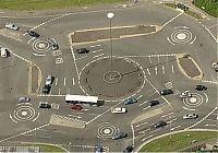 World & Travel: Magic roundabout, Swindon, England, United Kingdom