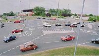 World & Travel: Magic roundabout, Swindon, England, United Kingdom