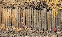 World & Travel: Staffa, island of the Inner Hebrides in Argyll and Bute, Scotland