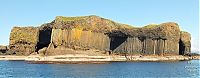 World & Travel: Staffa, island of the Inner Hebrides in Argyll and Bute, Scotland