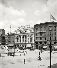 World & Travel: History: Black and white city photography, United States