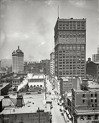 World & Travel: History: Black and white city photography, United States