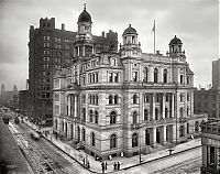 World & Travel: History: Black and white city photography, United States