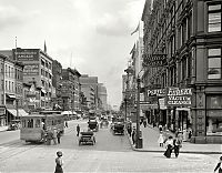 World & Travel: History: Black and white city photography, United States