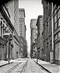 World & Travel: History: Black and white city photography, United States