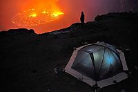 World & Travel: Nyiragongo Crater, Virunga National Park, Democratic Republic of the Congo