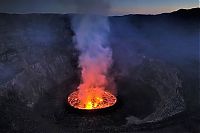 World & Travel: Nyiragongo Crater, Virunga National Park, Democratic Republic of the Congo