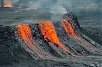 World & Travel: Nyiragongo Crater, Virunga National Park, Democratic Republic of the Congo